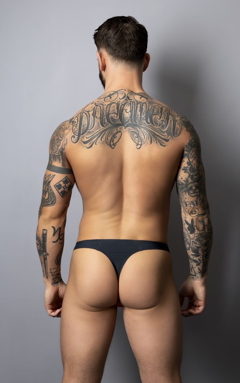 Male Power 442-300 Hot Mesh Male Bong Thong Black-Red