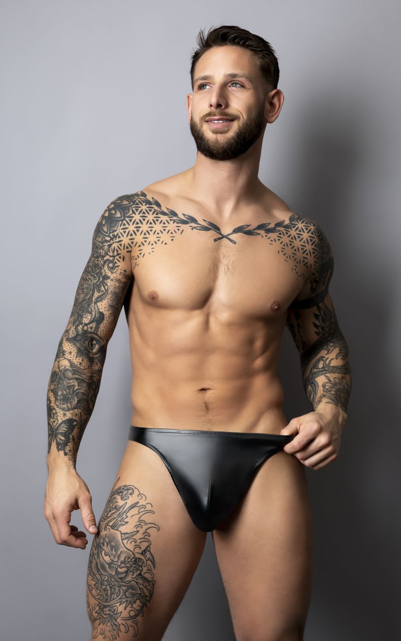 Male Power 442-301 Liquid Onyx 2.0 Male Bong Thong Black