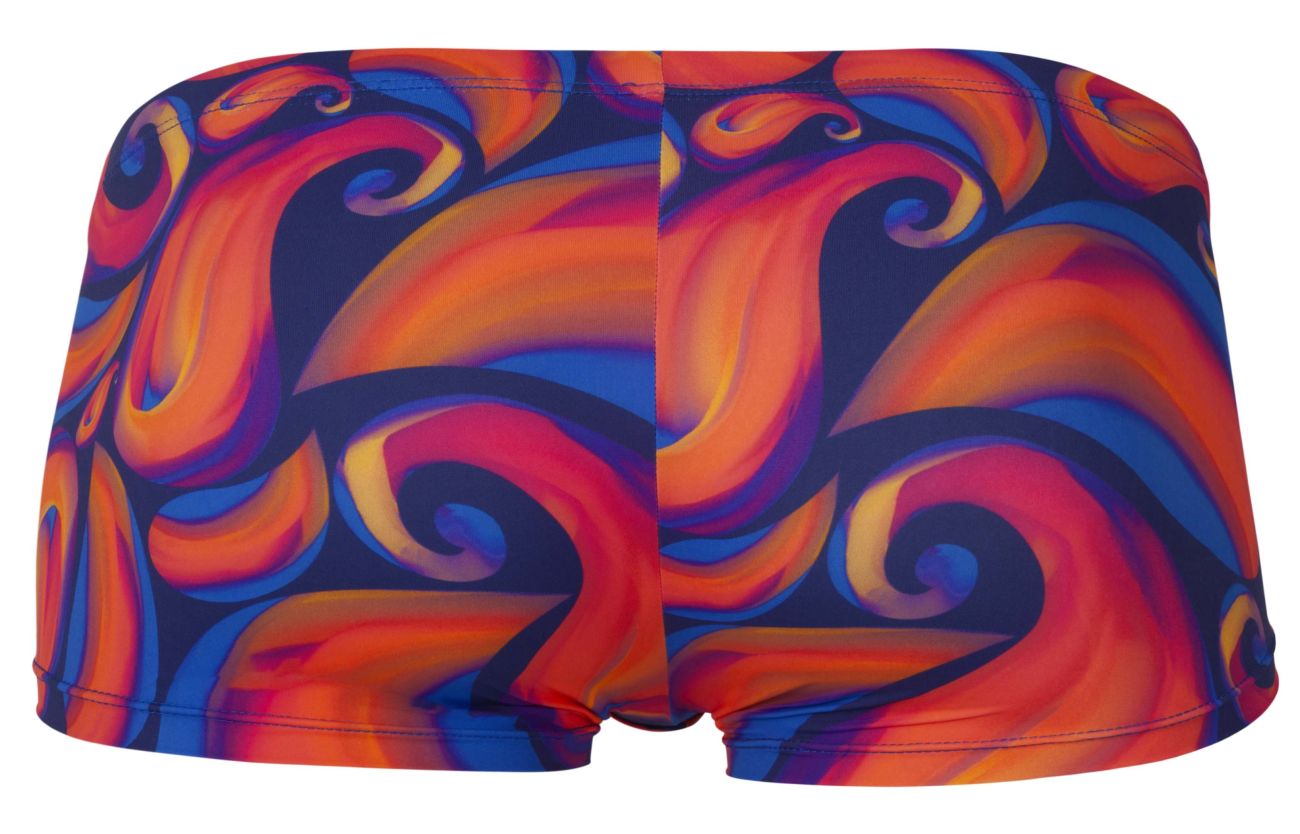 Pikante 1826 Kracent Mens Festive Hot Shorts Trunks Orange Multi