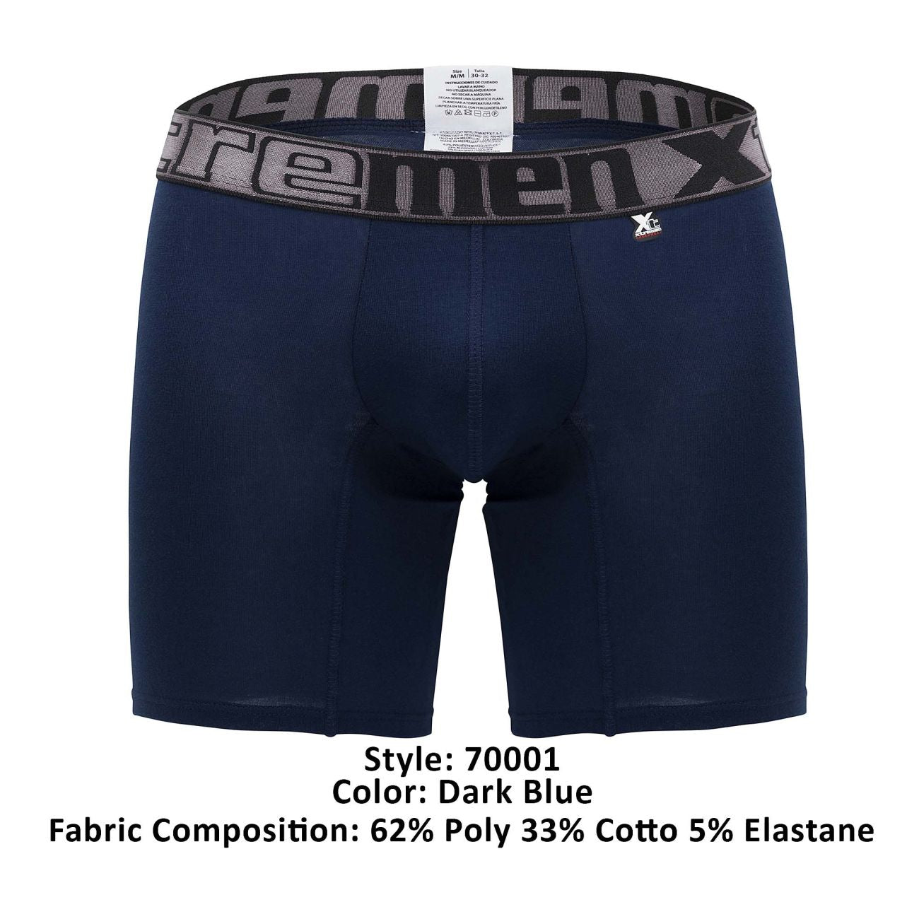 Xtremen 70001 Essential Boxer Dark Blue Plus Sizes