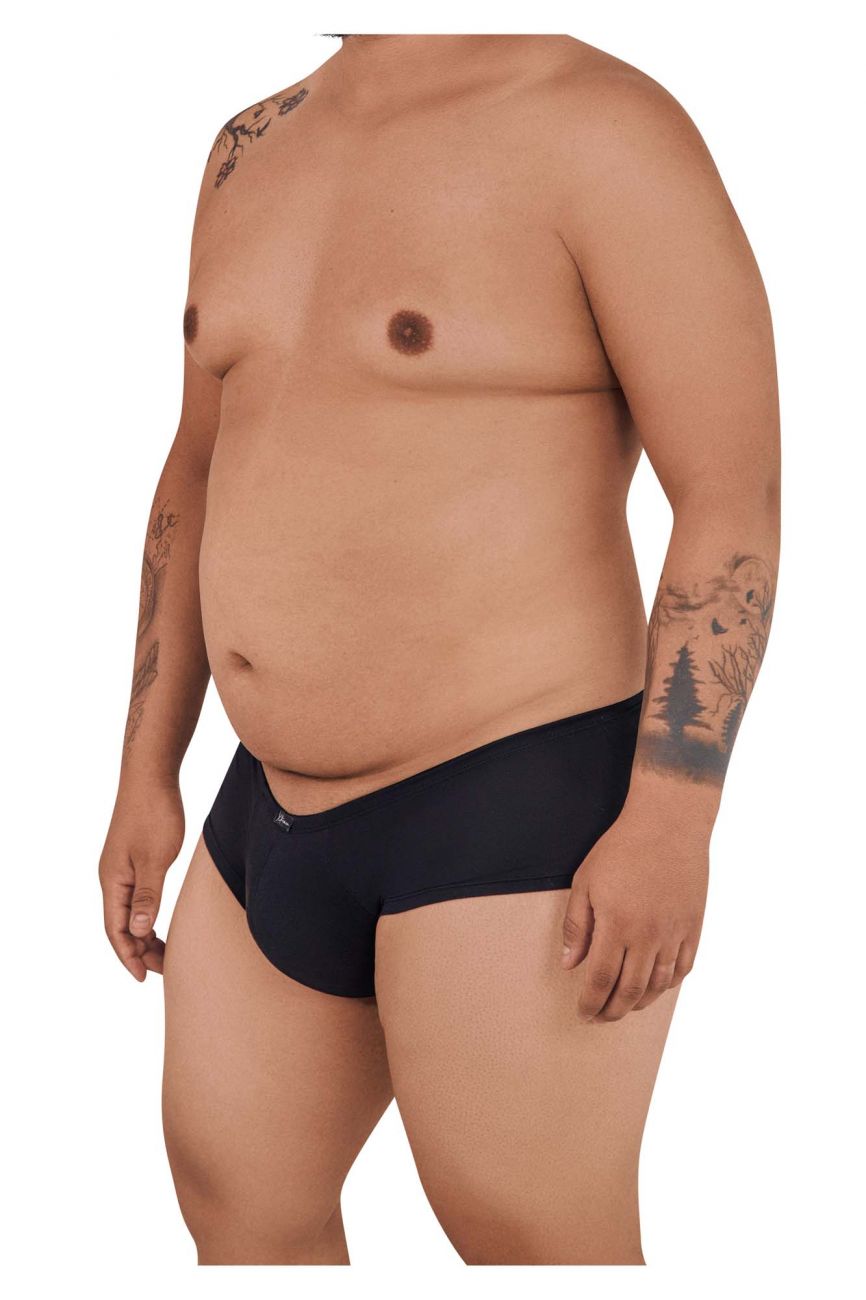 Xtremen 91103X Microfiber Trunks Black Plus Sizes