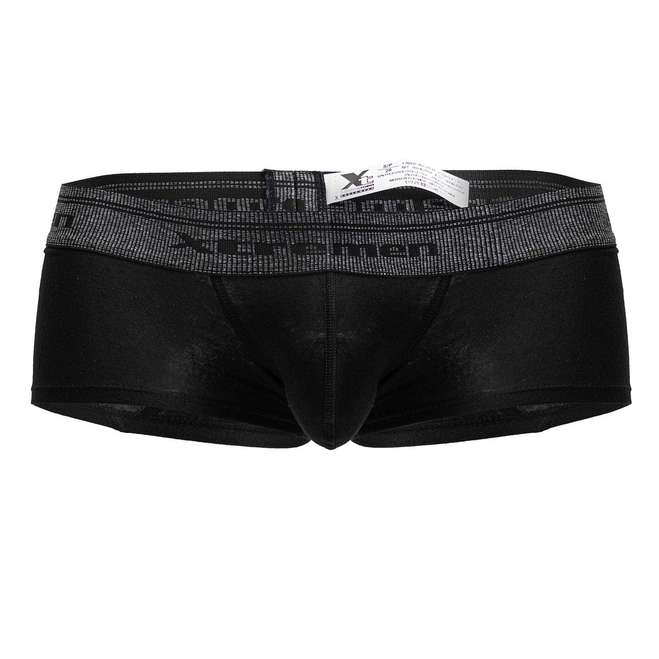 Xtremen 91205B Cotton Blend Trunks Black