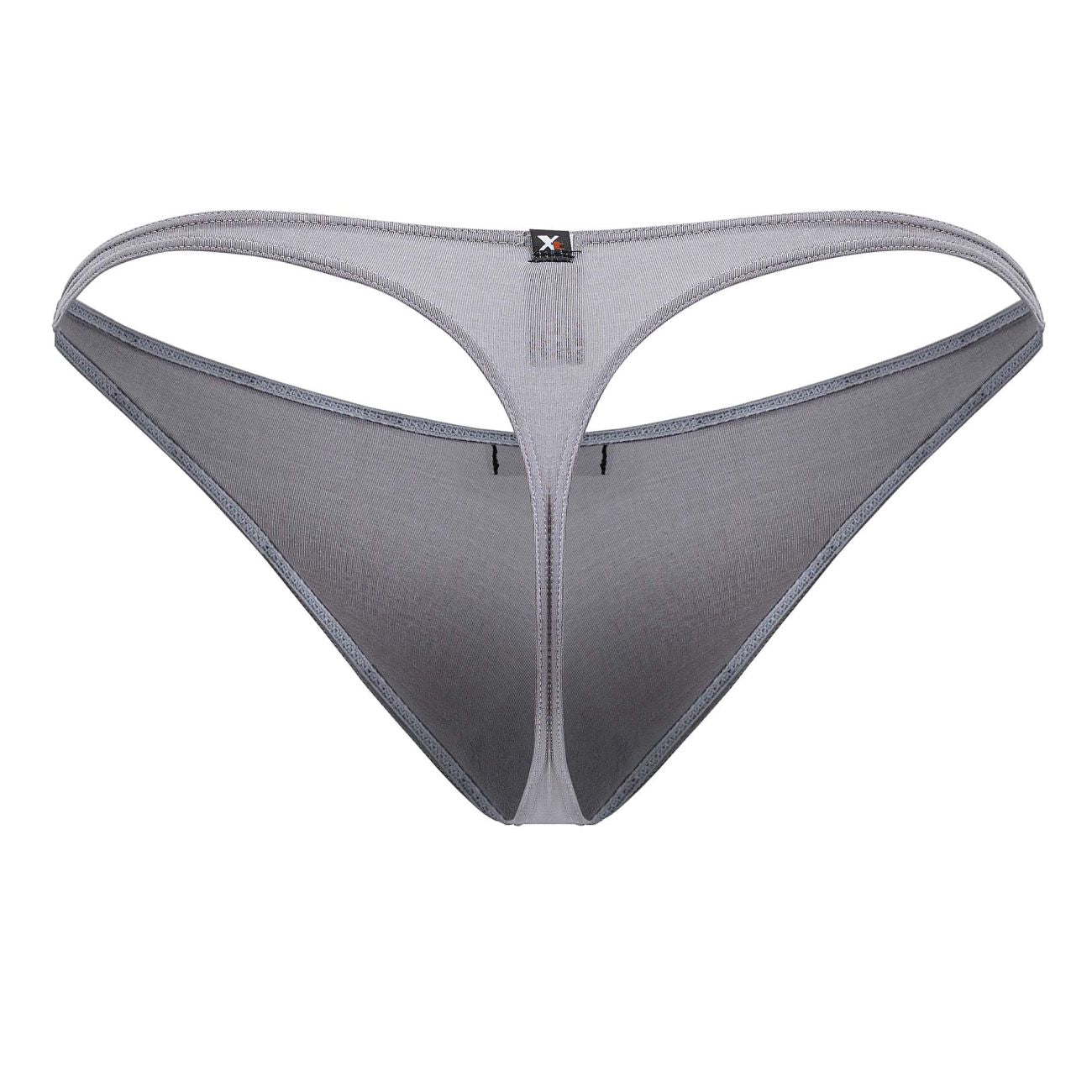 Xtremen 91217 Mens Pastel Coloured Microfiber Thongs Gray