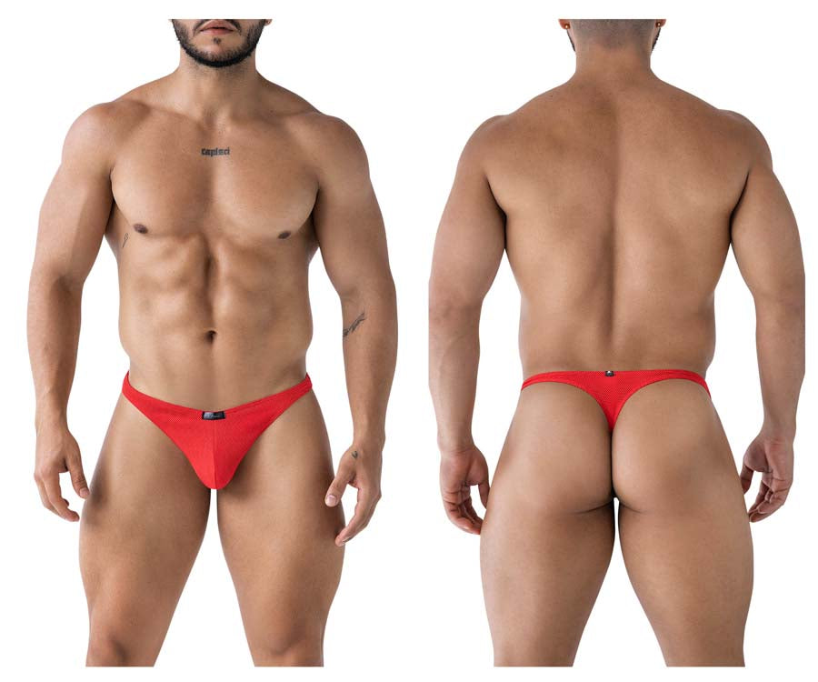 Xtremen 91223 Male Microfiber Modern & Sexy Thong Red