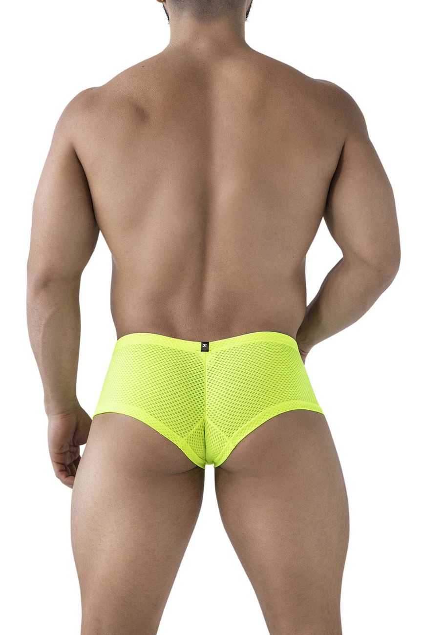Xtremen 91228 Microfiber Mens Colourful Trunks Neon Green