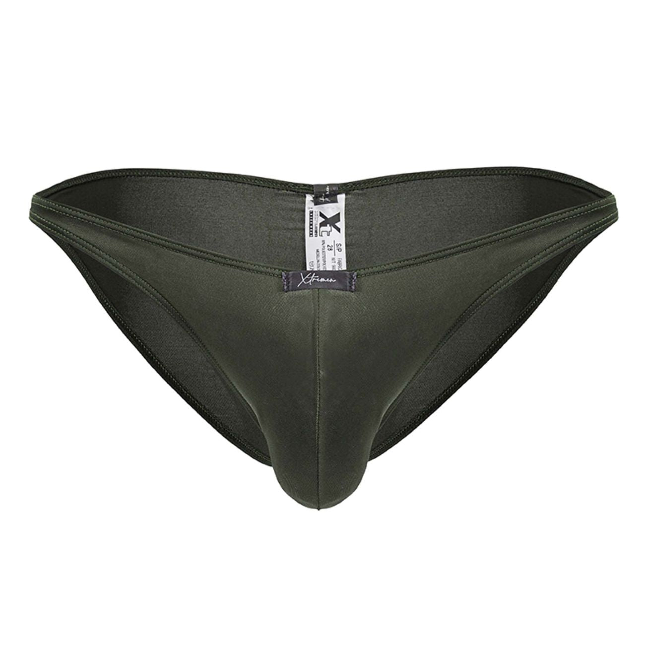Xtremen 91239 Mens Ultra Comfortable Microfiber Bikini Green
