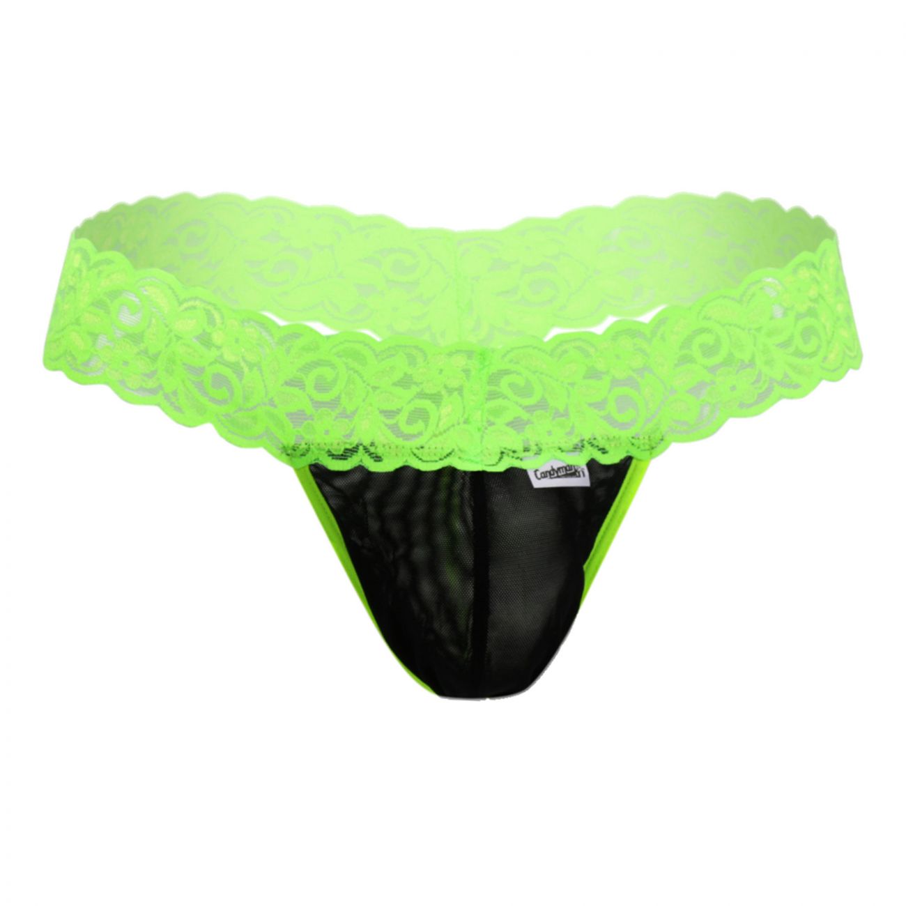 CandyMan 99370 Thongs Green and Black
