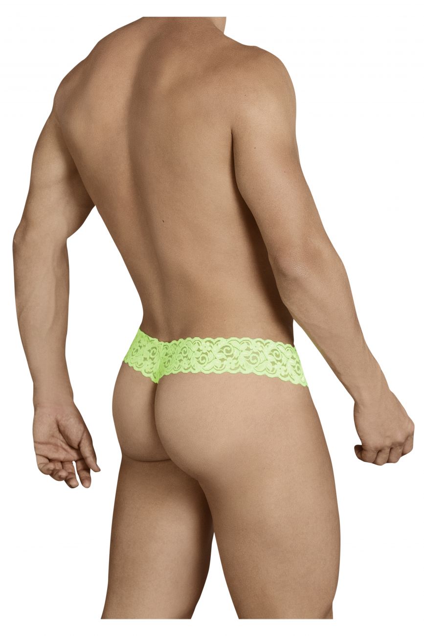 CandyMan 99370 Thongs Green and Black